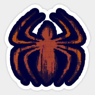 Abstract Spider Red Sticker